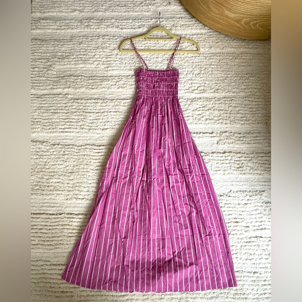 Faithful the Brand Mariela Midi Dress in Adia Stripe